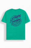 Santa Cruz 'Global Flame' Tee - Green