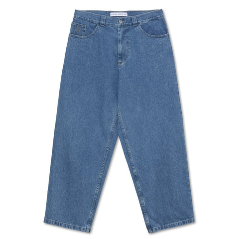 Polar Skate Co. 'Big Boy' Baggy Jeans - Mid-Blue