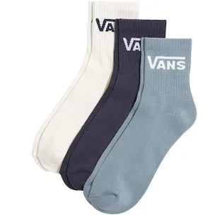Vans 'Half Crew' Socks - Blue (3 pack)