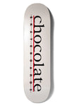 Chocolate 'Bar Logo' Deck - Grey/Red