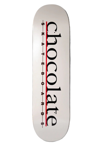 Chocolate 'Bar Logo' Deck - Grey/Red