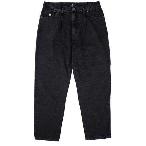 Magenta 'OG' Baggy Jeans - Black