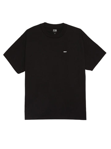 Obey 'Warning Sign' Tee - Black