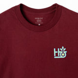 Habitat 'Speed Test' Tee - Maroon