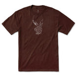 Color Bars X Playboy 'Black Widow' Tee - Chocolate