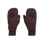 Volcom 'Bistro' Mittens - Burgundy