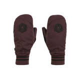 Volcom 'Bistro' Mittens - Burgundy