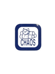 411VM 'Chaos' Sticker - Blue