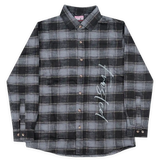 Frosted Skateboards 'Checks' Flannel L/S Shirt - Tan/Blue