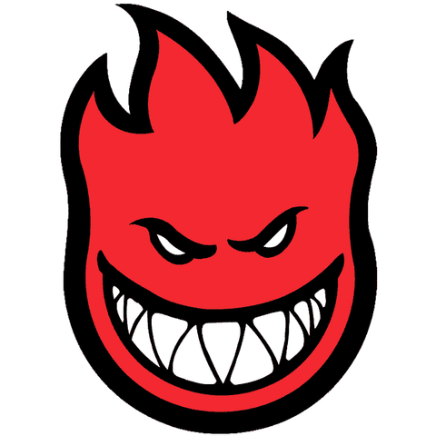 Spitfire 'Big Head' Huge Sticker - Red