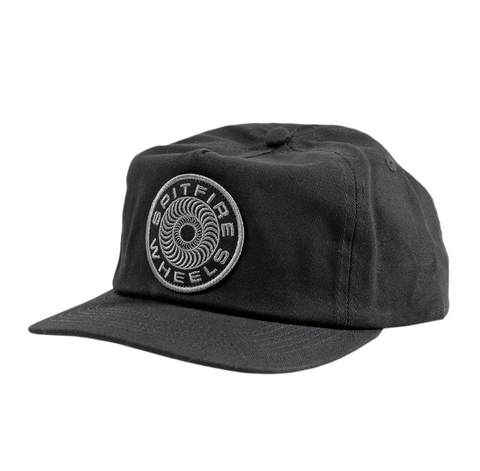 Spitfire 'Classic 87 Swirl Patch' Snapback Cap - Black/White