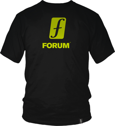 Forum 'Lockup' Tee - Black