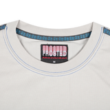 Frosted Skateboards 'Striped' Tee - Light Grey