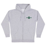 Independent 'OGBC' Zip-Up Hoodie - Heather Grey