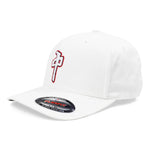 Red Dragon 'OG Puffy Grande' Flexfit Cap - White/Red