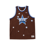 HUF 'All Star' Basketball Jersey - Brown/Blue