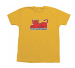 Toy Machine 'Devil Cat' Tee - Yellow