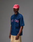 Jacker 'Pals Font' Button-Up Shirt - Navy