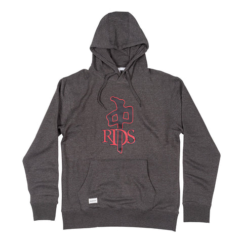 Red Dragon 'OG Logo' Hoodie - Charcoal/Black/Red
