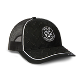 HUF 'Diamond Plate' Trucker Cap - Black