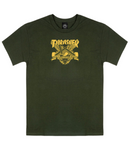 Thrasher X AntiHero 'Eaglegram' Tee - Forest Green