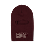HUF 'Vogel' Balaclava/Beanie - Deep Wine (2in1)