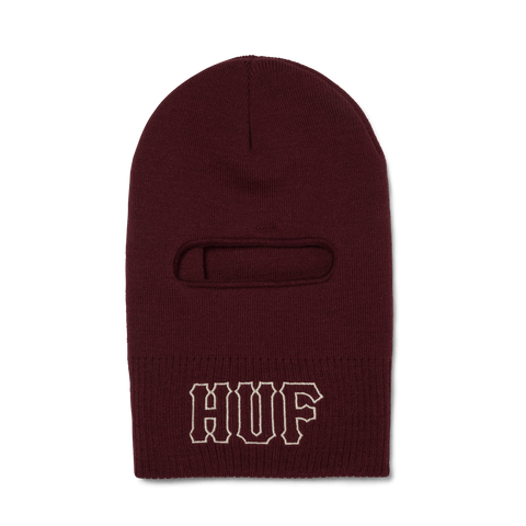 HUF 'Vogel' Balaclava/Beanie - Deep Wine (2in1)