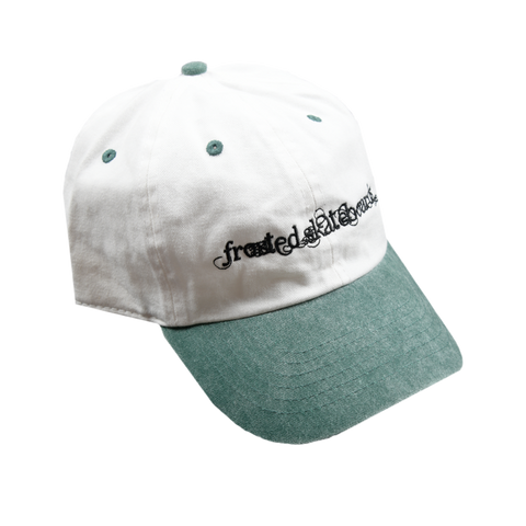 Frosted 'Angels' Cap - Green/White