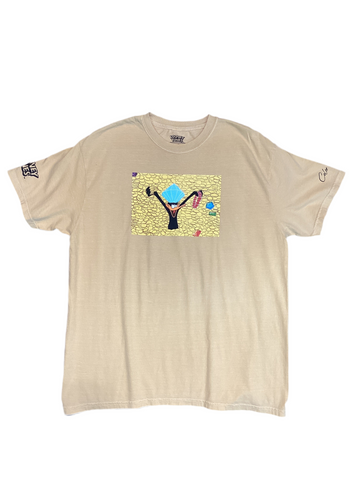 Color Bars x Looney Tunes 'Riches' Tee -  Gold