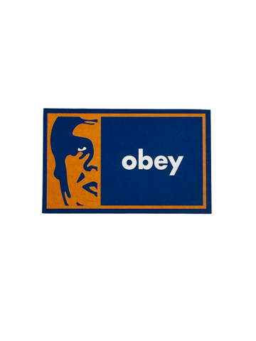 Obey 'Half Face' Sticker - Blue