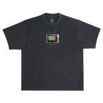 Color Bars X Playboy 'No signal Boxy Fit' Tee - Black