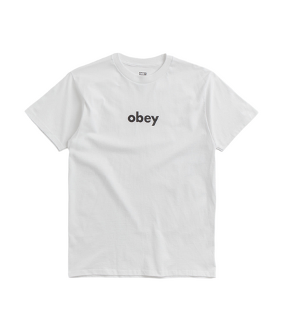Obey 'Lower Case' Tee - White