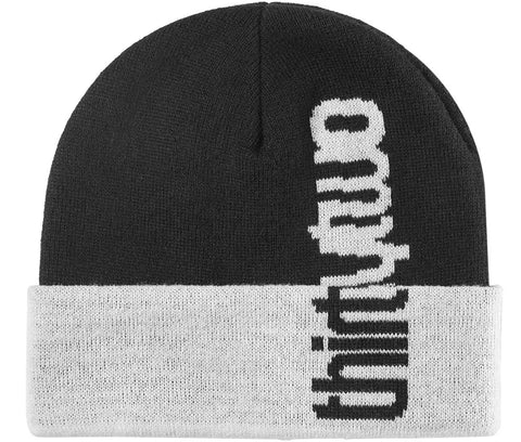 ThirtyTwo 'Double Overlap' Beanie - Black/White