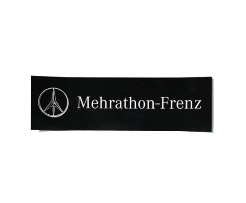 Mehrathon 'Luxury Car' Sticker - Black
