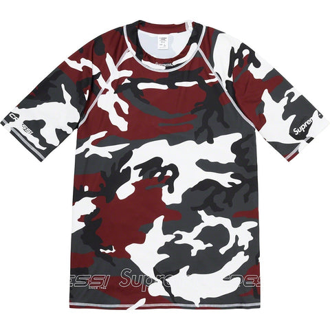 Supreme x Cressi Rash Guard Tee - Red Camo