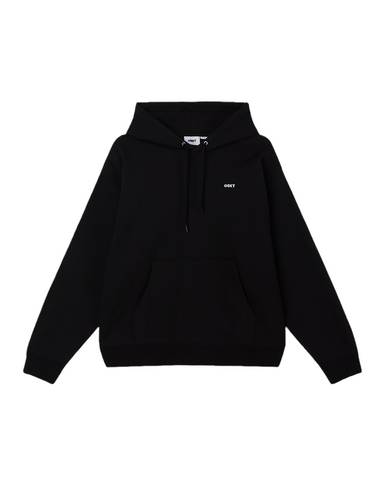 Obey 'Icon Stencil Flame' Hoodie - Black