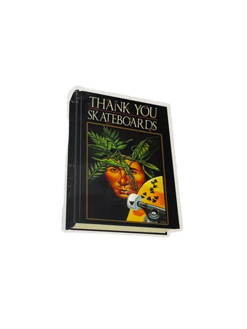 Thank You Skateboards 'Book' Sticker - Multi