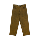 Polar Skate Co. 'Big Boy' Baggy Jeans - Yellow/Black