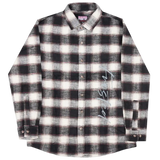 Frosted Skateboards 'Checks' Flannel L/S Shirt - Purple/Brown