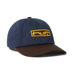 HUF 'Stretch Logo' 6-Panel Cap - Navy