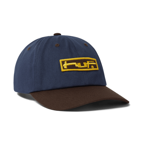 HUF 'Stretch Logo' 6-Panel Cap - Navy