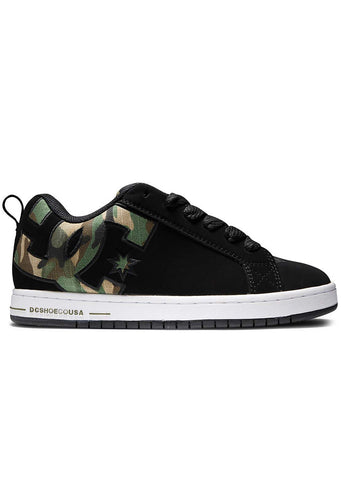 DC Shoes 'Court Graffik' Shoes - Black Camouflage