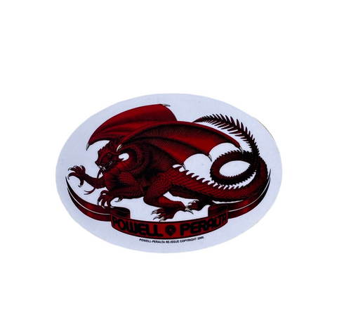 Powell & Peralta 'Dragon' Sticker - Red