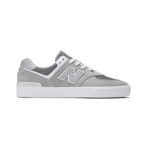 New Balance Numeric '574VGY' Shoes - Grey/White