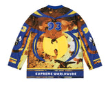 Supreme x Wu-Tang Clan Hockey Jersey - Blue