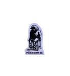 Polar Skate Co. 'Dark Thoughts' Sticker - Black