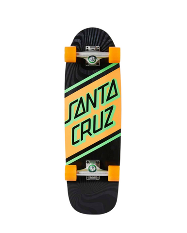Santa Cruz 'Street Skate' Complete Cruiser - Black/Orange