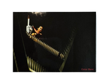 Color Bars x Scarface 'Chainsaw' Sticker - Black