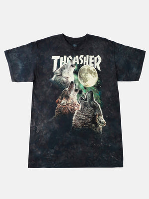 Thrasher 'Wolves' Tee - Green