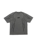 DGK 'Cutlass' Embroidered Heavyweight Tee - Washed Grey